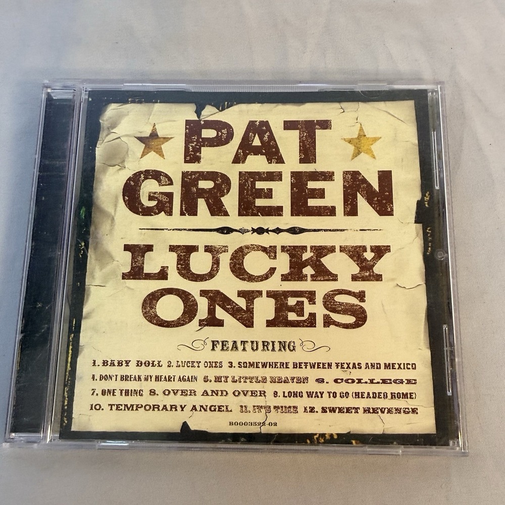 Lucky Ones by Pat Green (CD, 2004)